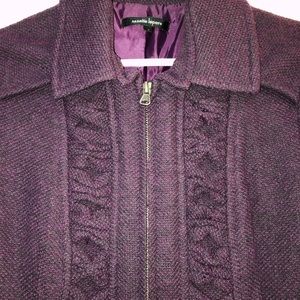 SOLD - Nanette Lepore, Purple coat, Size 2